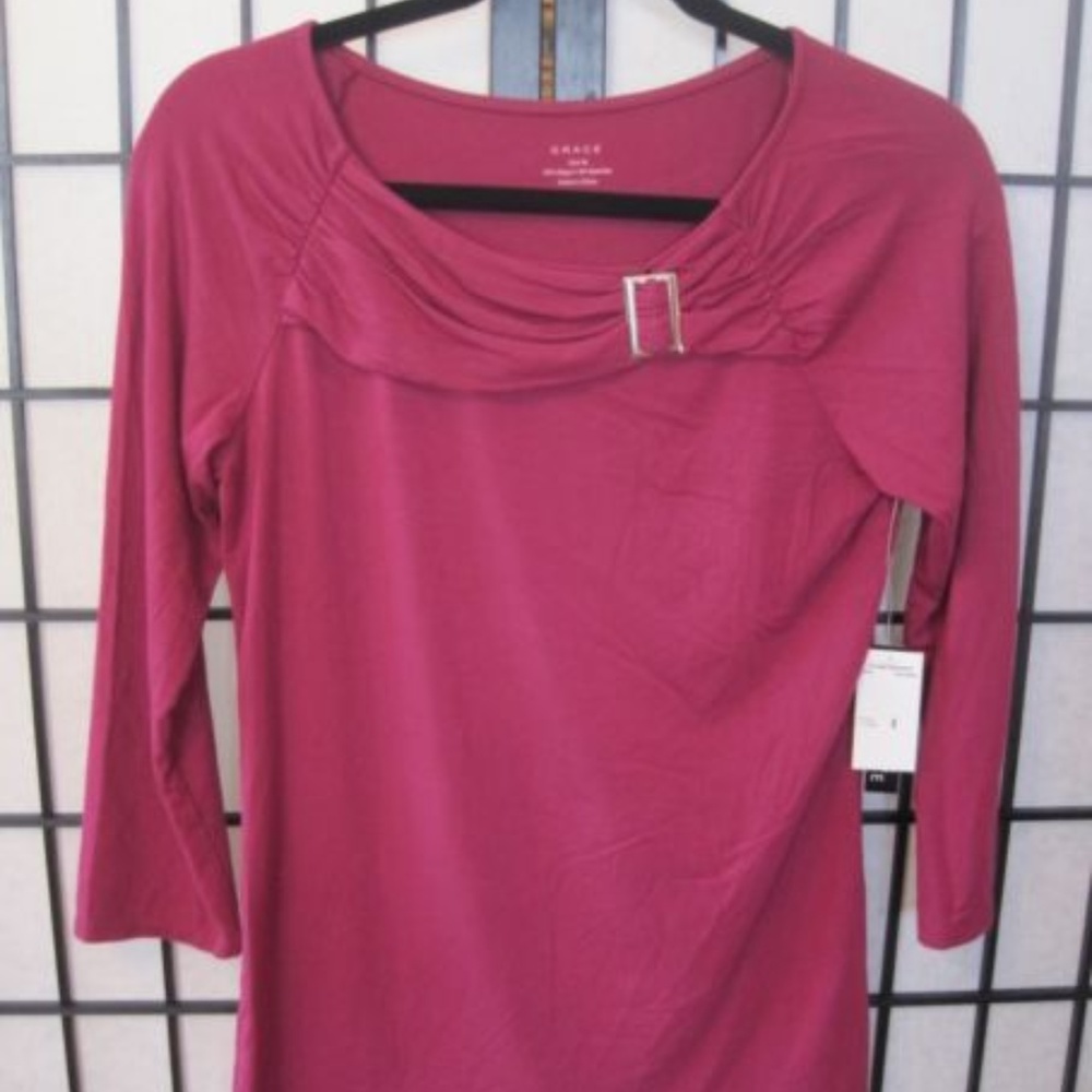 Grace Fuchsia Pink Purple Casual Long Medium